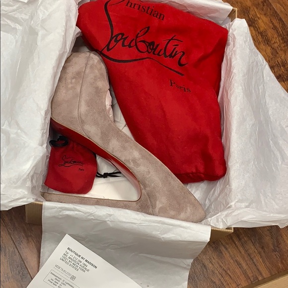 Christian Louboutin Bianca 140 Rose Antique 38.5 - Picture 8 of 8